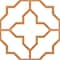 Ekena Millwork 66 56W x 66 56H x 38T Large Laird Decorative Fretwork Wood Ceiling Panels, Cherry CELW67X67X0375LRDCH - alternate 4